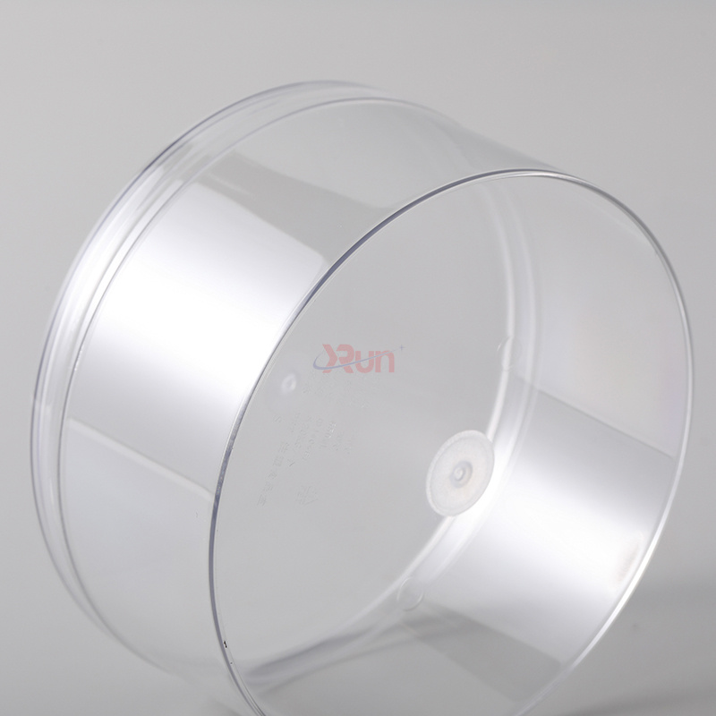 We offer transparent PET jars for food that are perfect for our wholesale plastic boxes and serve as a beautiful food container with lid for custom candy packaging.